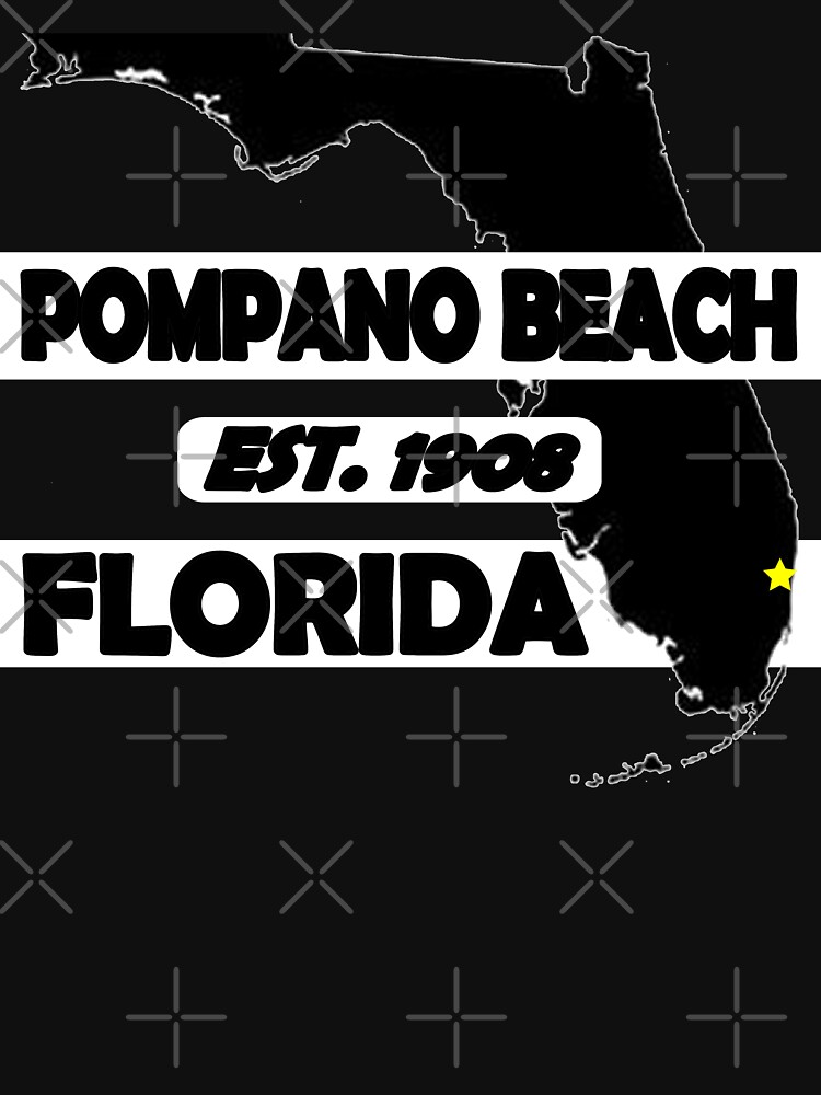 Thumbnail 7 of 7, Classic T-Shirt, POMPANO BEACH, FLORIDA EST. 1908 designed and sold by Michael Branco.