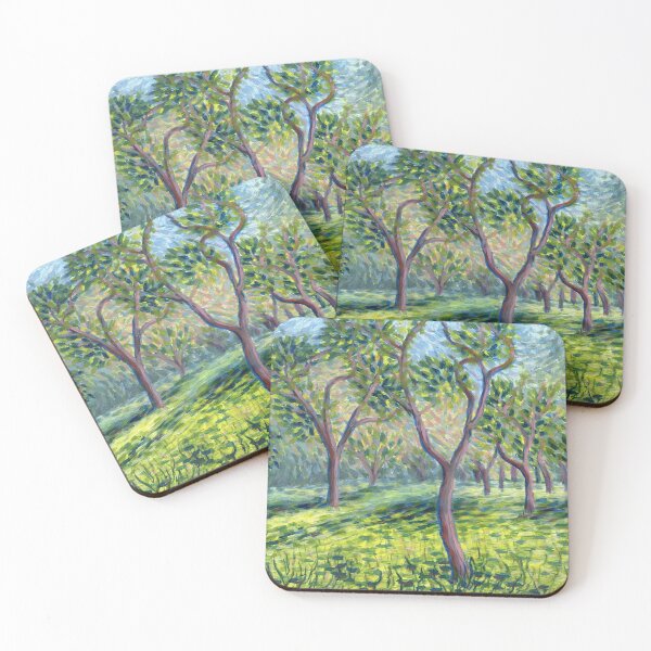Item preview, Impressionist orchard landscape painting designed and sold by Marion Yeo.
