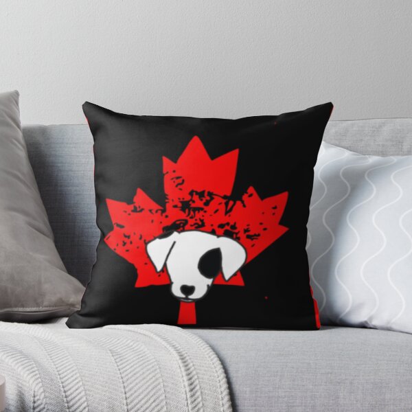 Celtic Mutt, Canadian Love Throw Pillow