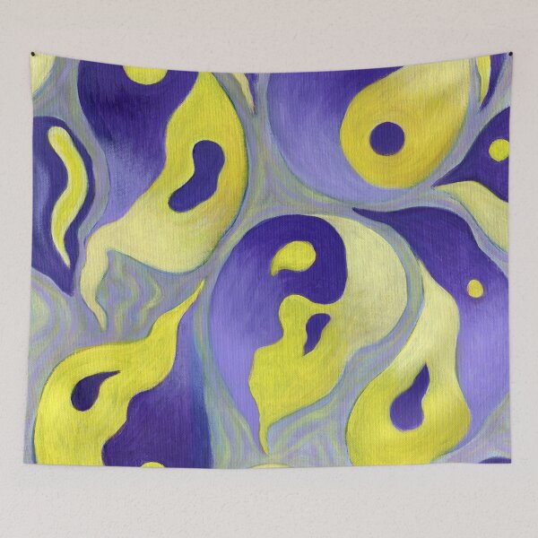 Item preview, Fluidity abstract art painting designed and sold by Marion Yeo.