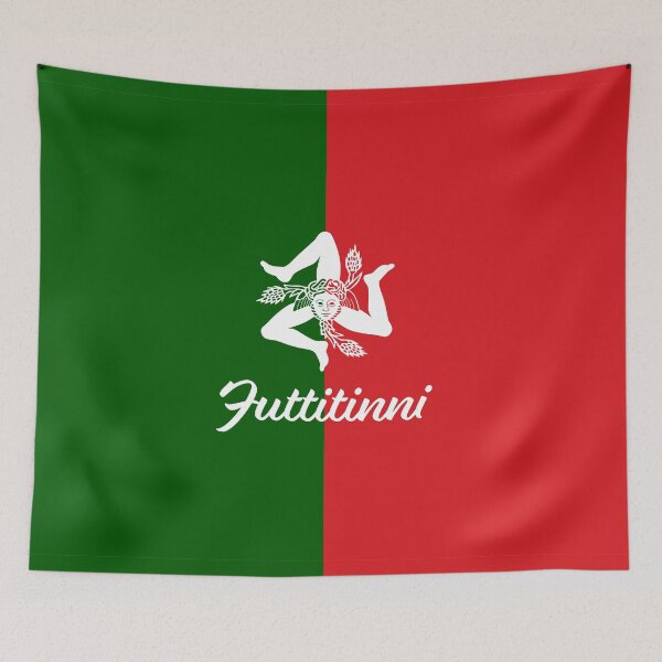 Item preview, Green, White and Red Sicilian Trinacria and Futtitinni designed and sold by DesignCats.