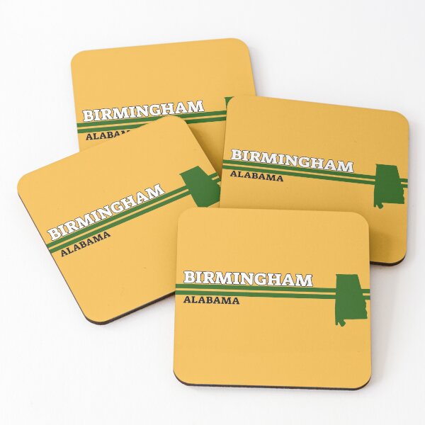 Item preview, Birmingham Alabama-Green designed and sold by RetroLogo.