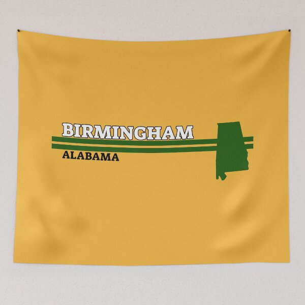 Item preview, Birmingham Alabama-Green designed and sold by RetroLogo.