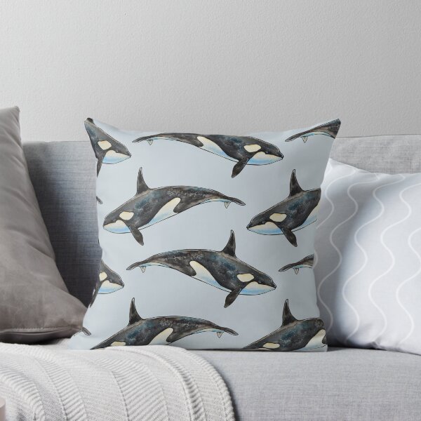 Item preview, Orca on blue designed and sold by Artkettu.