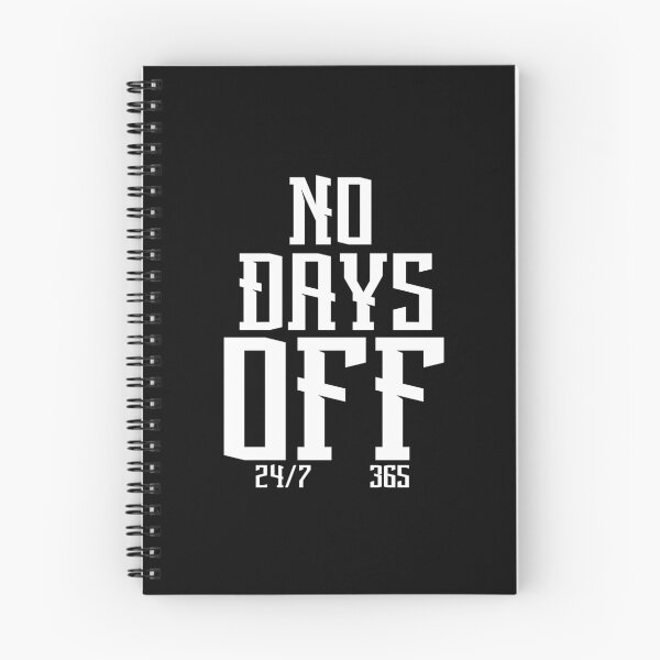 Item preview, NO DAYS OFF designed and sold by Billionaire Vitamins.