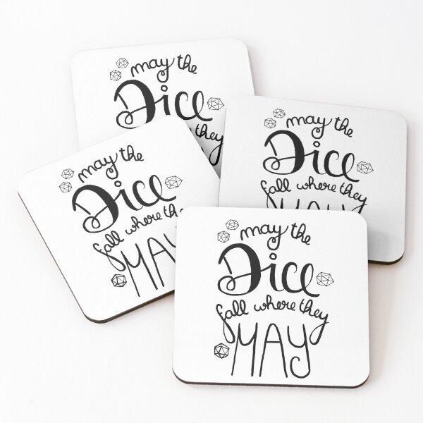 Item preview, May the Dice fall where they May lettering designed and sold by cu-b3.