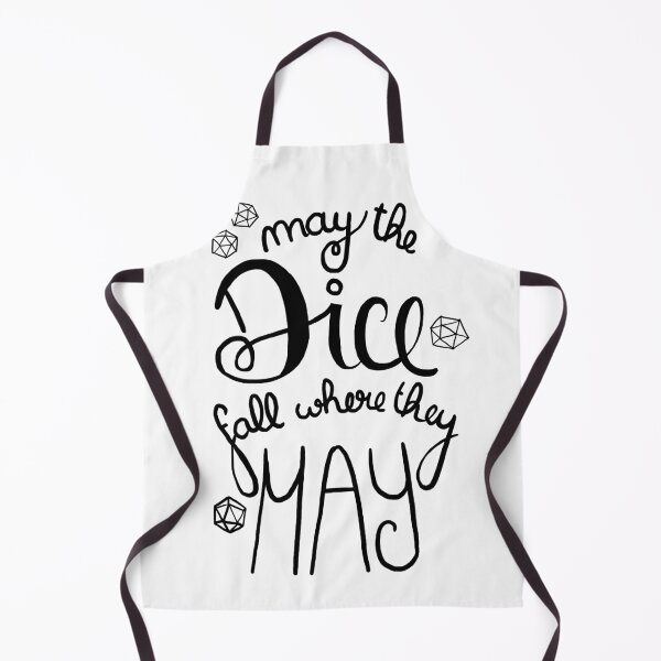 Item preview, May the Dice fall where they May lettering designed and sold by cu-b3.