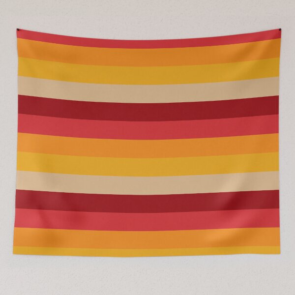 Item preview, Groovy 70's striped pattern: Pepperoni Pizza designed and sold by muskitt.
