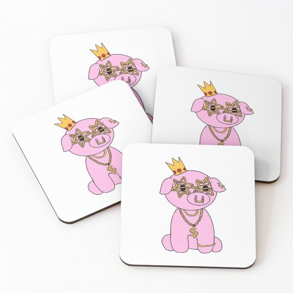 Item preview, Swaggy pig designed and sold by ShopCaroDesigns.