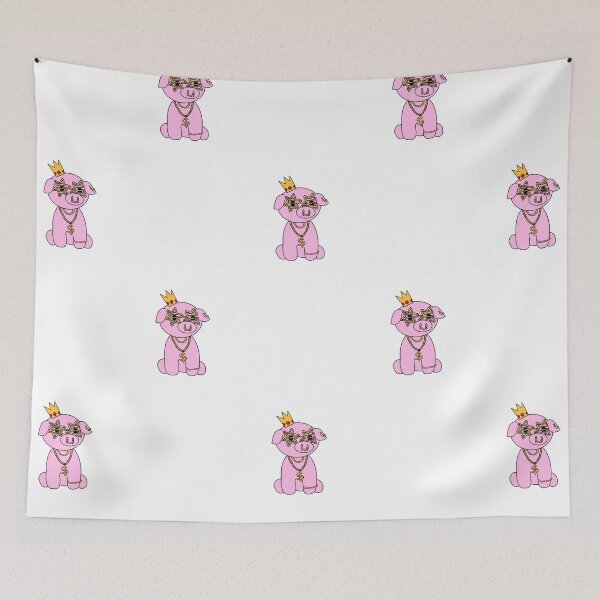 Item preview, Swaggy pig designed and sold by ShopCaroDesigns.