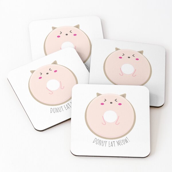 Item preview, Donut Eat Meow, Cute Donut Cat Strawberry designed and sold by sanashibata.