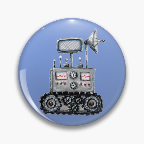 Item preview, Space Rover Watercolor Painting designed and sold by robwarnedesigns.