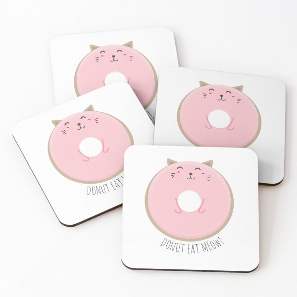 Item preview, Donut Eat Meow, Cute Donut Cat Berry designed and sold by sanashibata.