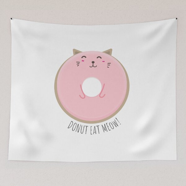Item preview, Donut Eat Meow, Cute Donut Cat Berry designed and sold by sanashibata.