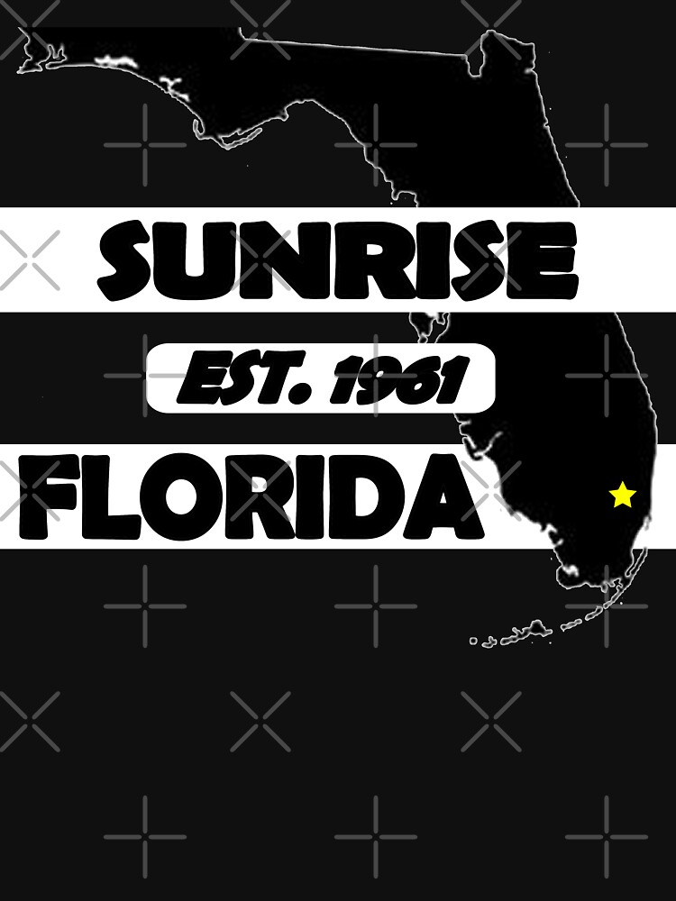 Thumbnail 7 of 7, Classic T-Shirt, SUNRISE, FLORIDA EST. 1961 designed and sold by Michael Branco.