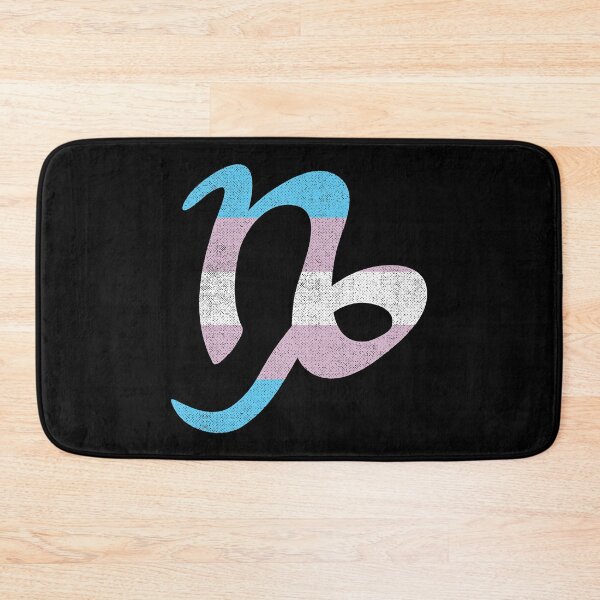 Item preview, Transgender Pride Flag Capricorn Zodiac Sign designed and sold by Patrick Hiller.