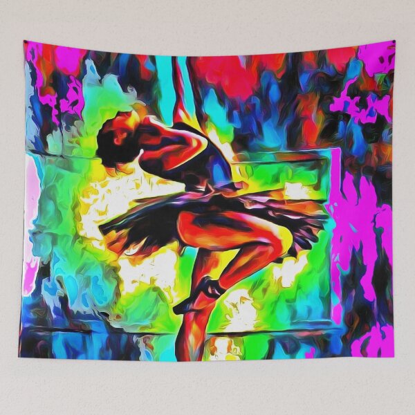 Item preview, ballerina art painting designed and sold by MXanwar.