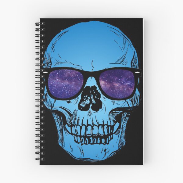 Item preview, Diseño de calavera con gafas de sol espaciales designed and sold by SimonHai.