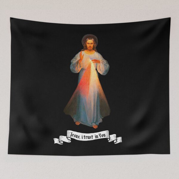 Item preview, Jesus I trust in You, Divine Mercy, Saint Faustina  designed and sold by AMDG Line.