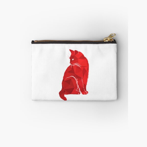 Item preview, Red cat illustration, cute cat, triangulated cat, feline,  designed and sold by Nostrathomas66.