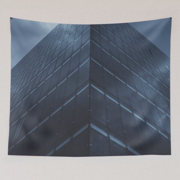 Item preview, Dramatic sky reflected in symmetry bulding  designed and sold by Michal Siemczyk.