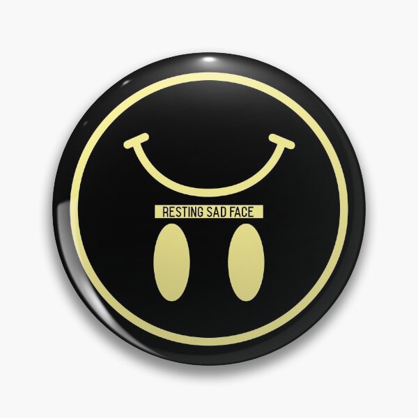 Item preview, Resting Sad Face INFJ Personality RBF Satire designed and sold by jrobdesignz.
