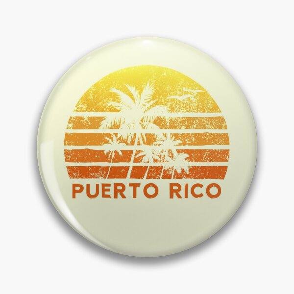 Item preview, Puerto Rico Retro Sunset Palm Tree Vintage Style designed and sold by ETIndustries.