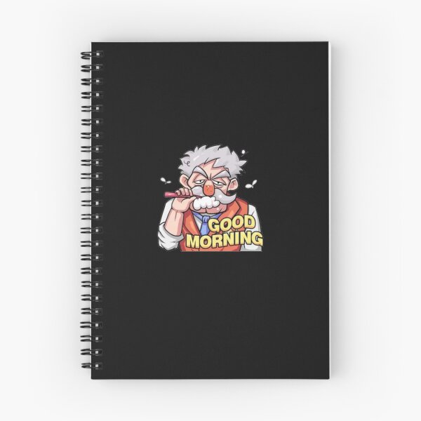 Item preview, Good Morning Grumpy Man Brushing Teeth Design designed and sold by Angela Mello.