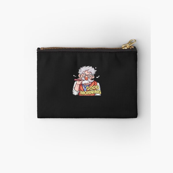 Item preview, Good Morning Grumpy Man Brushing Teeth Design designed and sold by Angela Mello.