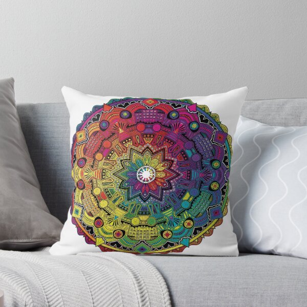 Item preview, Mandala 59 "Time Dilation" Rainbow Multicoloured designed and sold by mandala-jim.