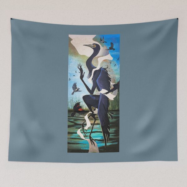 Item preview, Little Blue Heron Princess designed and sold by Anyaboz.