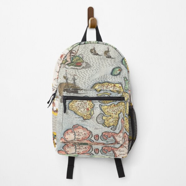 Item preview, Vintage Map Of The Netherlands Kaart van Zeeland (1592) by Frans Hogenberg designed and sold by Designedbysm.