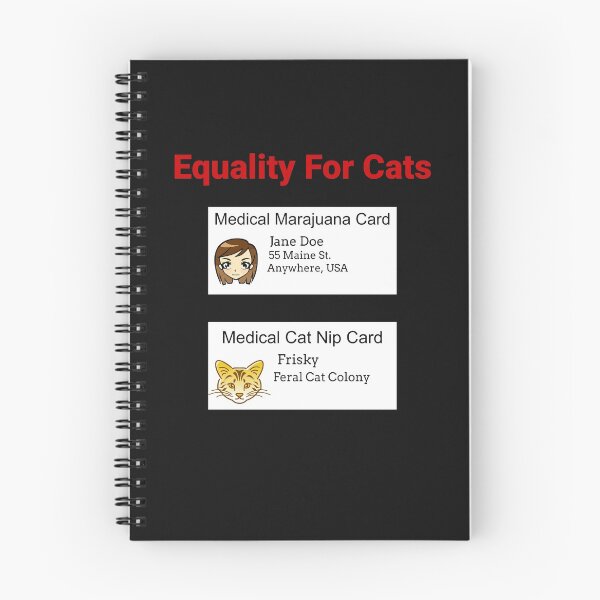 Item preview, Equality For Cats Medical Weed Cat Nip Cards Design  designed and sold by Angela Mello.