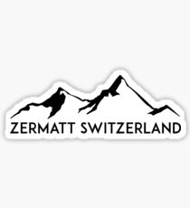 ZERMATT SWITZERLAND Mountain Skiing Ski Snowboard Snowboarding 2 Sticker