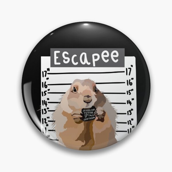 Item preview, P is for Prairie Dog,Prairie Dog Illustration – Social and Curious Grassland Mammal Artwork designed and sold by PrettylittlepastelUk.