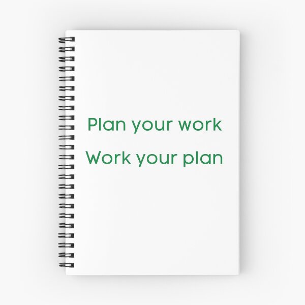 Item preview, Plan your work designed and sold by Cocozill.