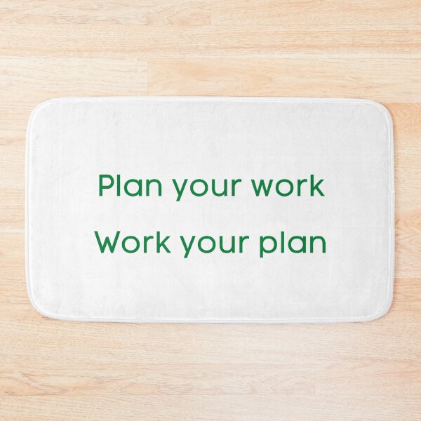 Item preview, Plan your work designed and sold by Cocozill.