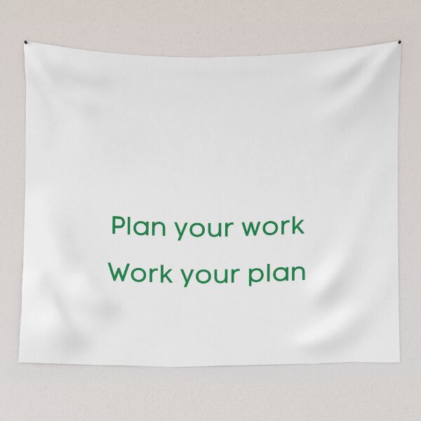 Item preview, Plan your work designed and sold by Cocozill.