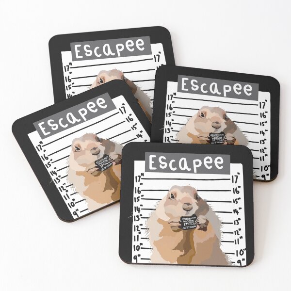 Item preview, P is for Prairie Dog,Prairie Dog Illustration – Social and Curious Grassland Mammal Artwork designed and sold by PrettylittlepastelUk.