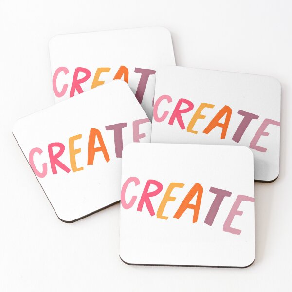 Item preview, Create - Gift for Artists And Art Students - Colorful lettering designed and sold by morgansgoods.