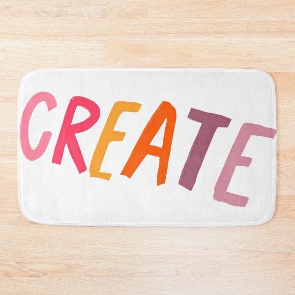 Item preview, Create - Gift for Artists And Art Students - Colorful lettering designed and sold by morgansgoods.