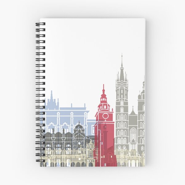 Item preview, Krakow skyline poster designed and sold by paulrommer.