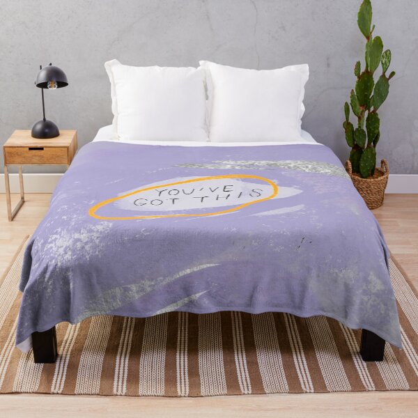 Item preview, You've Got This - Inspirational Motivational Quote, Purple Lavender, Silver Abstract Art - Morgan Harper Nichols designed and sold by morgansgoods.