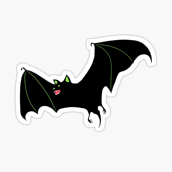 Scary Bat Sticker