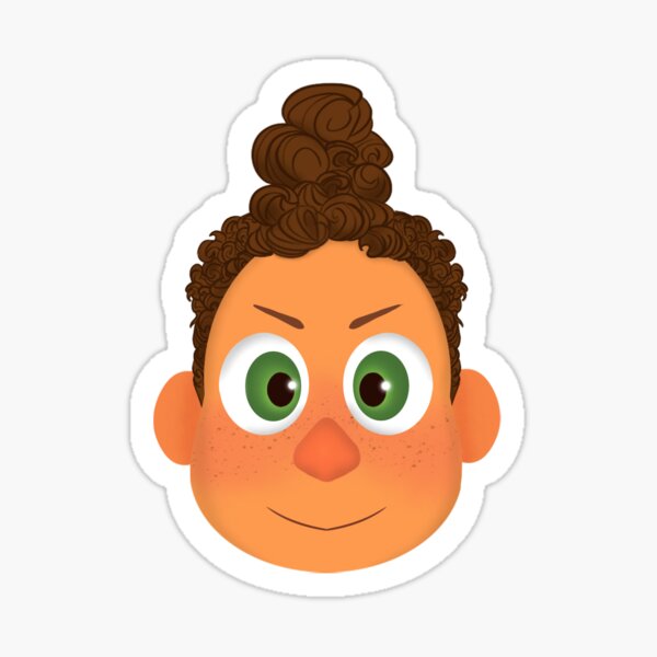 Luca Friends Watermelon Sticker by Curlyredflowers