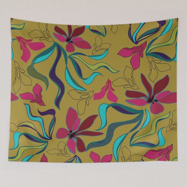 Item preview, Sea flow in gold designed and sold by Kathy-Bourque.