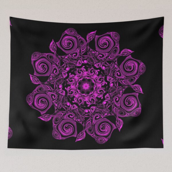 Item preview, Electric Purple dance - elegant abstract pattern designed and sold by CyclingArtist.