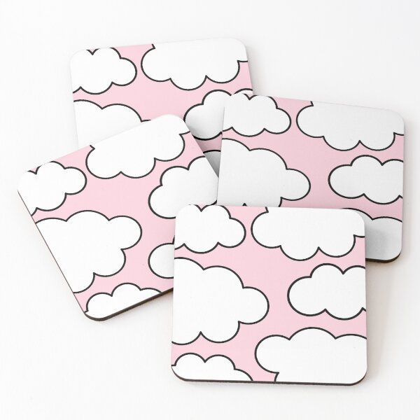 Item preview, White Clouds in the Baby Pink Sky designed and sold by GemsAnatomy.