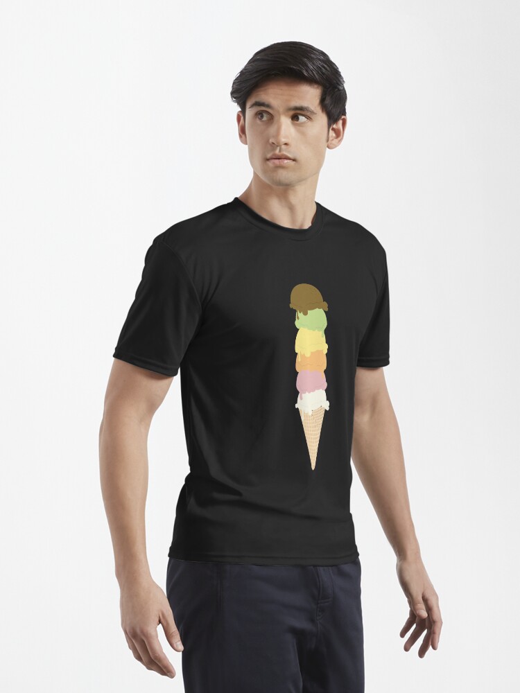 Thumbnail 3 of 7, Active T-Shirt, ice cream designed and sold by clairesmiles.