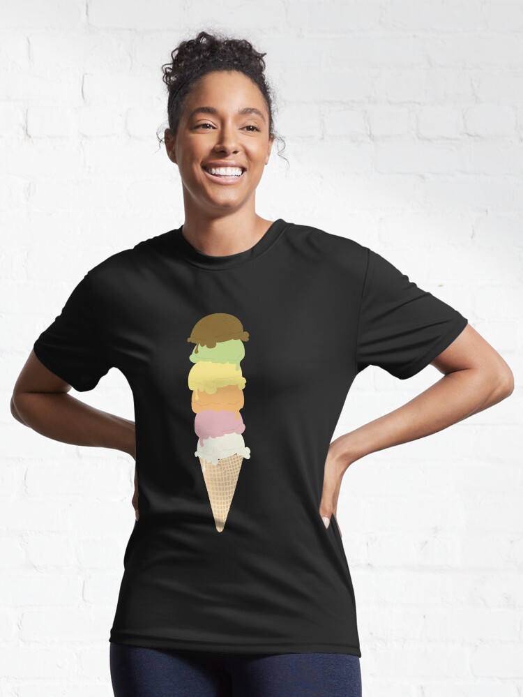 Thumbnail 6 of 7, Active T-Shirt, ice cream designed and sold by clairesmiles.
